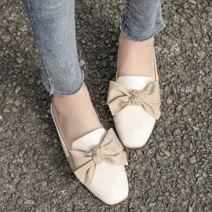 리본 뮬슬리퍼 뮬슈즈 신상 구두 블로퍼 신발 여자
