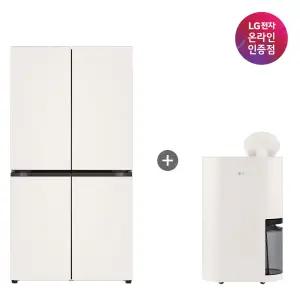 LG 오브제컬렉션 매직스페이스 냉장고+ LG 오브제컬렉션 제습기 (T875MEE111 + DQ214MEGA)