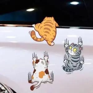 [하프클럽/]고양이 데칼 스크래치 방지 스티커