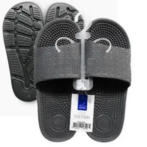 ( )EA EVA 지압 거실화 슬리퍼 실내화 다크그레이