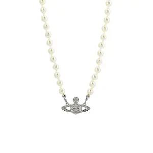 남녀공용 미니 펄 바스 릴리프 목걸이(63010100 02P104)