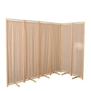 빈티지 패브릭파티션 칸막이 스크린 배치 인테리어 린넨