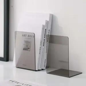 투명책꽂이 아크릴책꽂이 책상책꽂이 미니책꽂이 2p 책 사무실 서재 책상 정리 도서관 아크릴 북