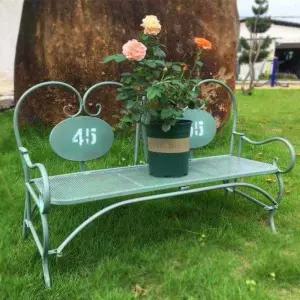 접이식 철제벤치 소형 정원 마당 레트로 의자 화분대 야외