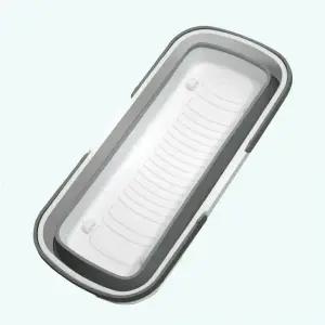 [하프클럽/]버킷 접이식바케스 다용도 사각 물통 수납함 3단