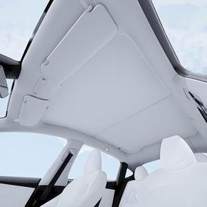 VION Tesla 2026-2025 Model Y 루프 선쉐이드 - 정밀 착용, 처짐 없음, 완전 정전(2026-2025 신모델 Y)