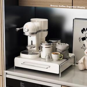 캡슐 커피 디스플레이 보관 서랍 박스 티백 머신 인스 베이스 선반 윈드 테이블
