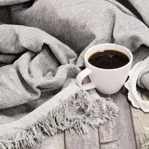 ( )러그 캠핑 차박이불 블랑캣 130x180 그레이 무지 담요