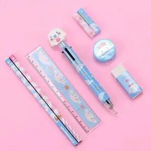 ( )캐릭터즈 케이스 문구세트 시나모롤 캐릭터 선물세트 어린이날 유치원 학원 학교 단체 선물