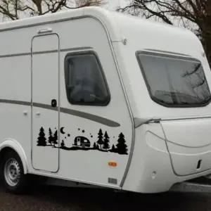 스티커 카라반 스티커 데칼 꾸미기 차박 캠핑카