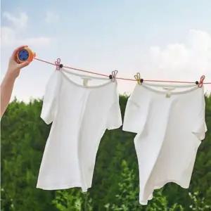 ( )8M 휴대용 빨랫줄 빨래줄 캠핑 야외용 빨래걸이 걸이줄 차박 로프 실내용 건조대 옥상