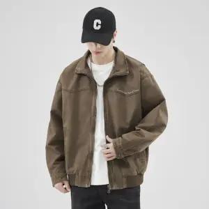 샤오원샵 가을 빈티지 남자 키작남 야상사파리 칼라 워싱 마운틴 야상 상의 미조 항공 점퍼 아우터 꾹3