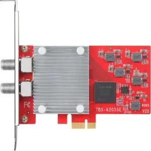 TBS 6205se DVB-T2/C2/T/C(J.83A/B/C)/ISDB-T/C/ATSC1.0 Quad PCIe Digital TV Tuner Card for PC