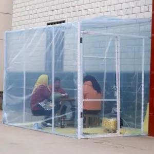 투명 어닝 농막 야외 테라스 햇살방 비가림 현관 캐노피 차양막 그늘막