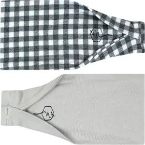 메이븐 스레드 4인치 여성용 와이드 운동용 헤드밴드(2팩) - 헬스장 러닝 요가용 미끄럼 방지 스웨트밴드