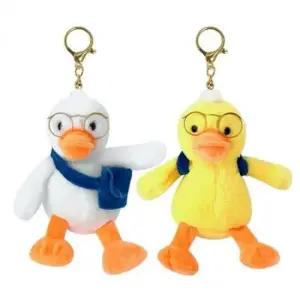 안경 귀여운 모양 장식용품 케이스 인형 오리 캐릭터 소품