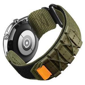 갤럭시 시계 6 4 5 프로 클래식 기어 s3 액티브 2 44mm 나일론 코레아 팔찌  GT 3 밴드 용 스트랩