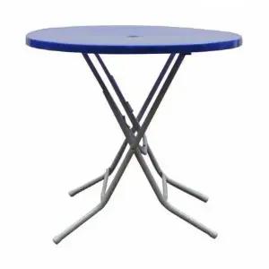 [에이치플러스몰]TBZ 접이식 야외 원형 캠핑 옥상 플라스틱 파라솔 테이블