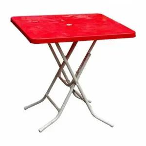 [에이치플러스몰]TBZ 야외 사각 캠핑 옥상 플라스틱 접이식 파라솔 테이블