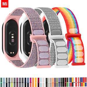 Xiaomi Mi Band 7-7 용 나일론 루프 nfc smartwatch 손목 밴드 스포츠 Miband7 Correa 교체 팔찌 스마트 7