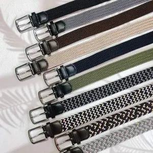 [오너클랜]TBZ 플럼도트 Q1 우븐벨트 꽈배기벨트 나일론 직조 남성벨트