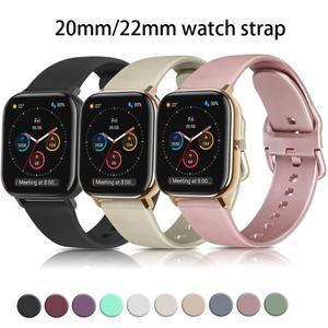 Amazfit GTS 4/3/2e/GTS2 Mini/GTR 42mm/47mm/GTR 4/3 Pro/2/2e 스포츠 팔찌 bip 시계 스트랩 용 20mm/22mm