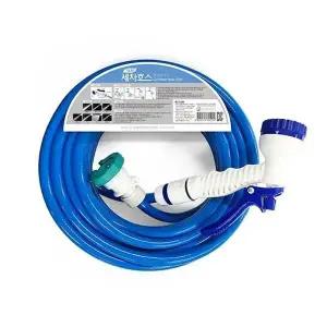 [하프클럽/]물청소 원터치 욕실 국산 7기능분사 세차호스15m