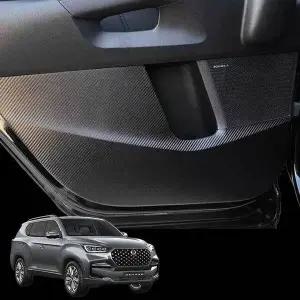 [하프클럽/]뉴아레나 도어커버 블랙 카본 스크래치몰딩