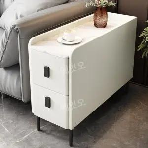 소파 틈새 테이블 소파뒤테이블 원목 보조 서랍 좁고긴