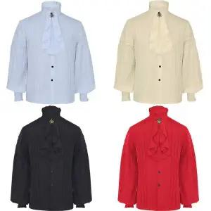 TBZ 중세풍 해적 러플 블라우스(4종) 교복 학생복