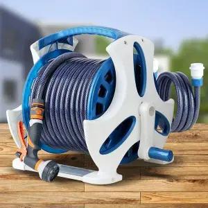 [하프클럽/]릴호스 베란다청소 물호수 고압분사기 세차 30M