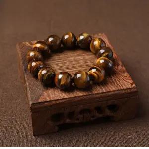 [셀러에이드]TBZ 타이거 아이스톤 브레이슬릿 불교 팔찌 16mm