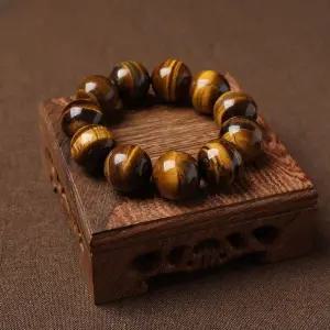 [셀러에이드]TBZ 타이거 아이스톤 브레이슬릿 불교 팔찌 20mm