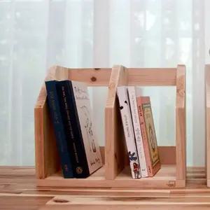 국내제작 SE0등급 삼나무 원목 책꽂이_M 모니터받침대 책상정리 수납함 국내생산 등급