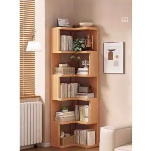 코너 수납장 모서리 책장 거실 원목 수납 책꽃이 서재 코너장