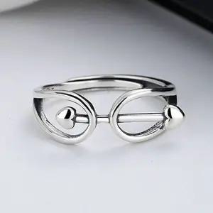 TBZ 925순은반지 사랑이온순간R393 프리사이즈 실버반지