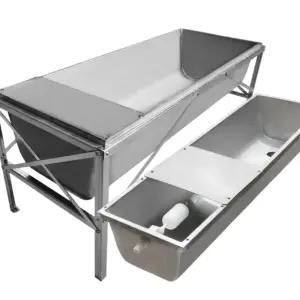 염소 물통 축사 물그릇 얼지않는 음수대 스텐 1m 급수기