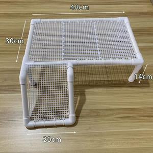 거북이 육지 쉼터 바닥 다리 소 은신처 계단 소형 하늘다리 키우기 사육장 터틀팟 빌라