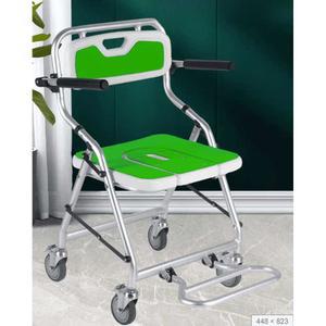 요양 케어 위생 관리 일반 소프트 푹 시트 U자형 파임 구조 높은 샤워 부스 사용 휴대용 접이식 이동식 좌변기 겸용 목욕 의자