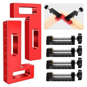 목공용 아티마스터 코너 클램프 - 내구성이 뛰어나고 다재다능한 90도 직각 클램프, 2팩 2