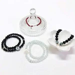 [에이치플러스몰]TBZ 행운 길운 평안 재물 남녀공용 천연석 팔찌 4종 택1