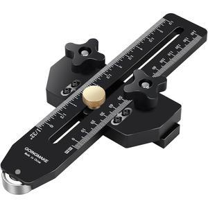 GOINGMAKE 얇은 찢기 지그 테이블 반복적인 좁고 스트립 컷을 만들기 위한 가이드 목공 도구 빠른 톱 밴드 라우터 테이블은 3/8인치 x 3/4인치 T 슬롯에 적합합니다