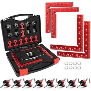 목공용 코너 클램프, 90도 알루미늄 합금 4팩 5.5