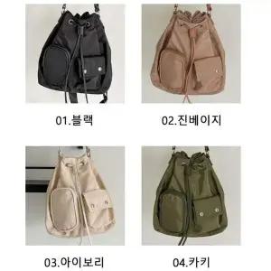 [오너클랜]WL 양동이 모양 복주머니 버킷백 어깨끈 탈착 가능 넉넉한 수납