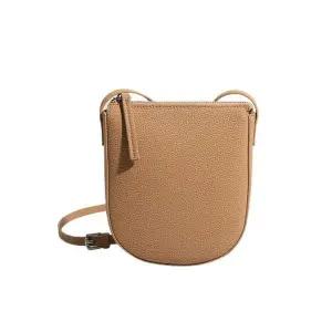 [오너클랜]WL 데일리 소가죽 반달 무지 미니 핸드폰 가방 크로스백