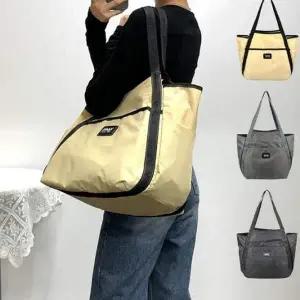 [오너클랜]WL 컬러풀한 라인 가벼운 소재 수납 포켓 실용성 스타일 크로스백