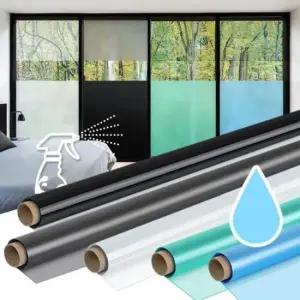 창문암막시트지 창문필름 베란다사생활보호 유리반투명 유리문썬팅 5M