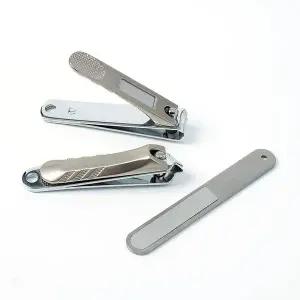 [셀러에이드]TBZ 실버 손톱깎이 3종 케이스세트 NC-01 손발톱관리