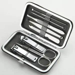 [오너클랜]TBZ 휴대용 네일케어 손톱깎이 8종세트-실버 네일니퍼