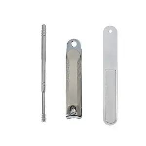 [오너클랜]TBZ 브라운 손톱깎이 3종 케이스세트 NC-06 손발톱관리